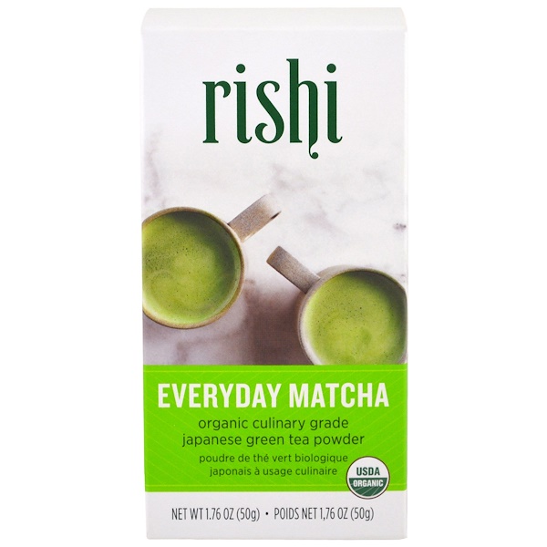 Rishi Tea, Органический порошковый чай матча для ежедневного