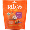 Riley’s Organics, Лакомства для собак, маленькая косточка, рецепт с тыквой и кокосом, 142 г (5 унций)