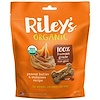 Riley’s Organics, Угощение для собак, Большая кость, Арахисовое масло & меласса, 5 унций (142 г)