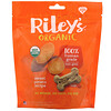 Riley’s Organics, Лакомства для собак, большая косточка, рецепт с бататом, 142 г (5 унций)