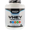 RSP Nutrition, Сывороточный протеин в порошке, печенье с кремом, 2,14 кг (4,7 фунта)