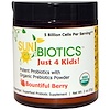 Sunbiotics, Just 4 Kids! Мощные пробиотики с органическими пребиотиками в порошках, Райские ягоды, 2 унции (57 г)