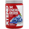 Xtend, Energy, 7 г аминокислот с разветвленной цепью (BCAA), со вкусом голубой малины, 348 г (12,3 унции)