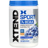 Xtend, Sport, 7 г аминокислот с разветвленной цепью (BCAA), со вкусом голубой малины, 345 г (12,2 унции)