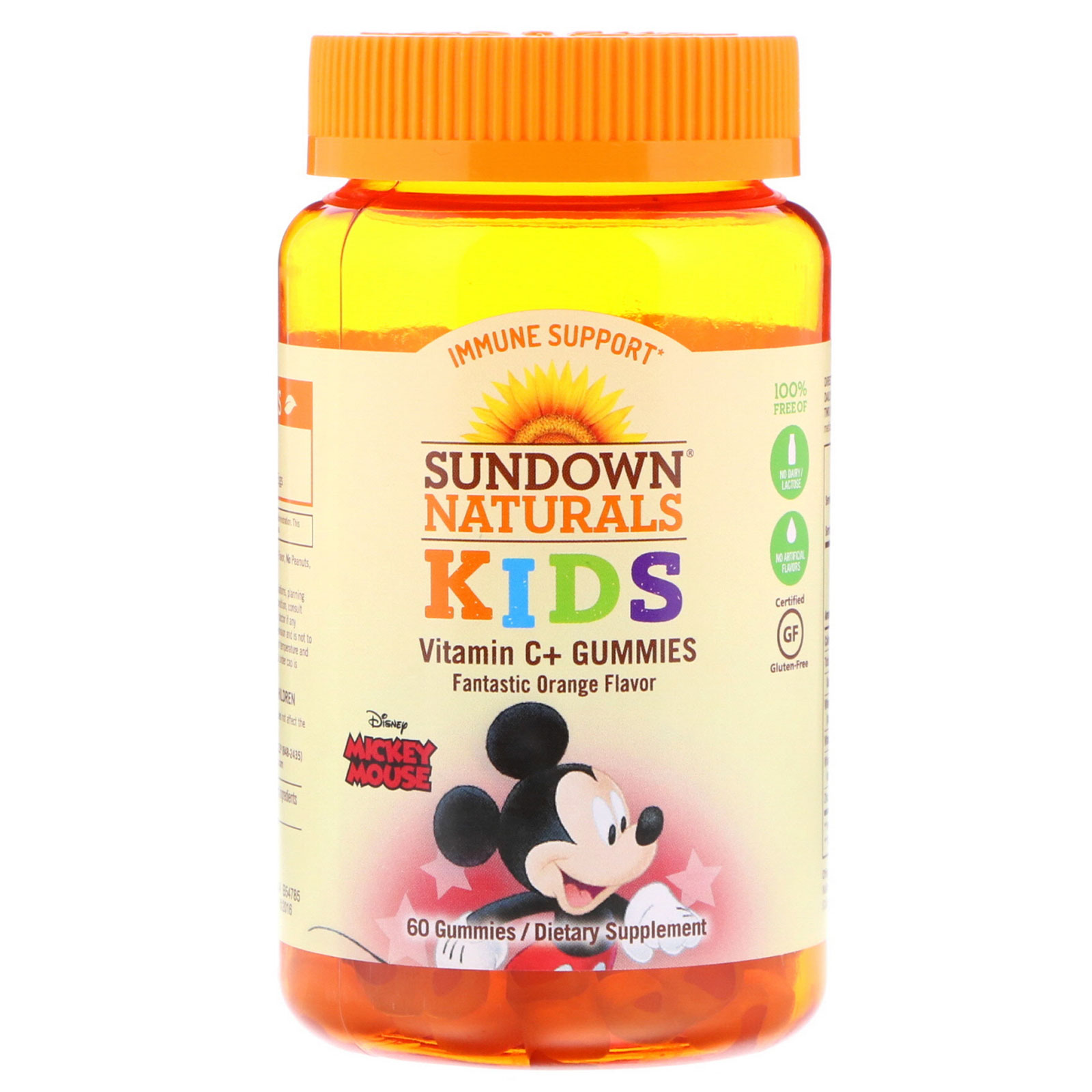 Sundown Naturals Kids, Vitamin C+ Gummies, Disney Mickey Mouse
