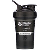 Blender Bottle, Classic With Loop, Black, 20 oz