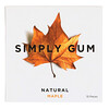 Simply Gum, Жевательная резинка, Натуральный клен, 15 штук