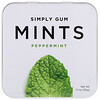 Simply Gum, Мятные конфеты, перечная мята, 30 г