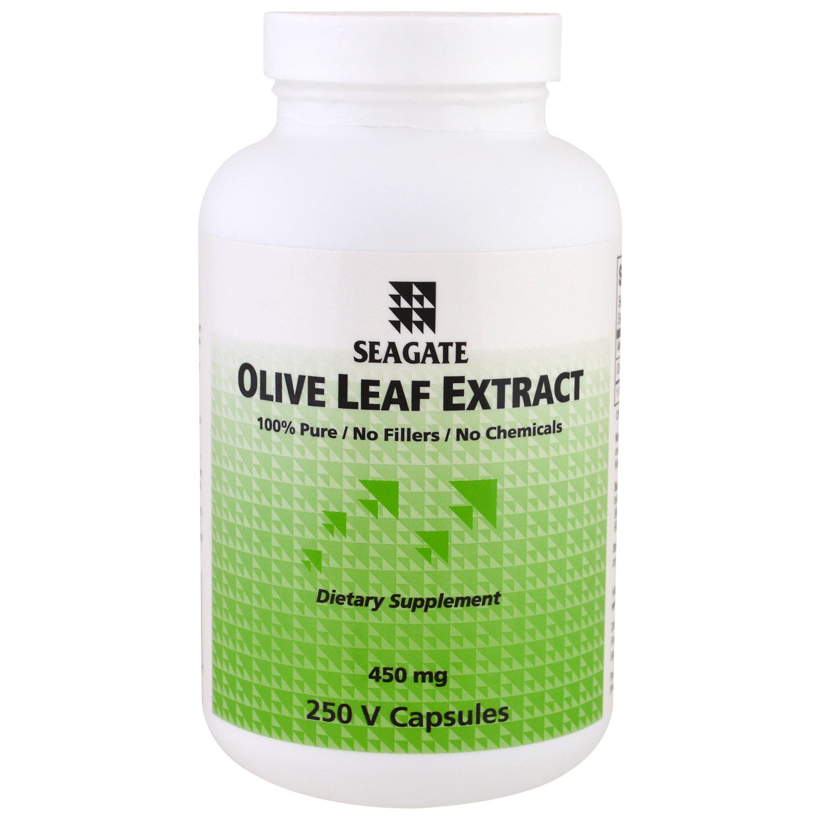 Seagate, Olive Leaf Extract, 450 mg, 250 V Capsules iHerb