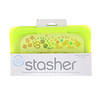 Stasher, Многоразовый силиконовый пищевой контейнер, для малых размеров, цвет лайма, 9,9 ж. унц. (293,5 мл)