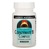Source Naturals, Коферментный комплекс витаминов B, со вкусом перечной мяты, сублингвальная форма, 60 таблеток