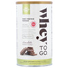 Solgar, Whey To Go, порошок сывороточного белка, шоколад, 16 унций (453,5 г)