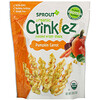 Sprout Organic, Crinklez, хрустящий овощной снек, тыква и морковь, 42 г