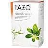 Tazo Teas, Травяной мятный чай без кофеина, 20 фильтр-пакетиков, 0.8 унций (24 г)