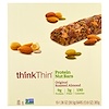 ThinkThin, Белковые ореховые батончики, оригинальный жареный миндаль, 10 батончика, по 38,5 г каждый