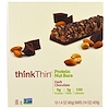 ThinkThin, Протеиновые ореховые батончики, темный шоколад, 10 батончиков, 1,4 унции (40 г) каждый