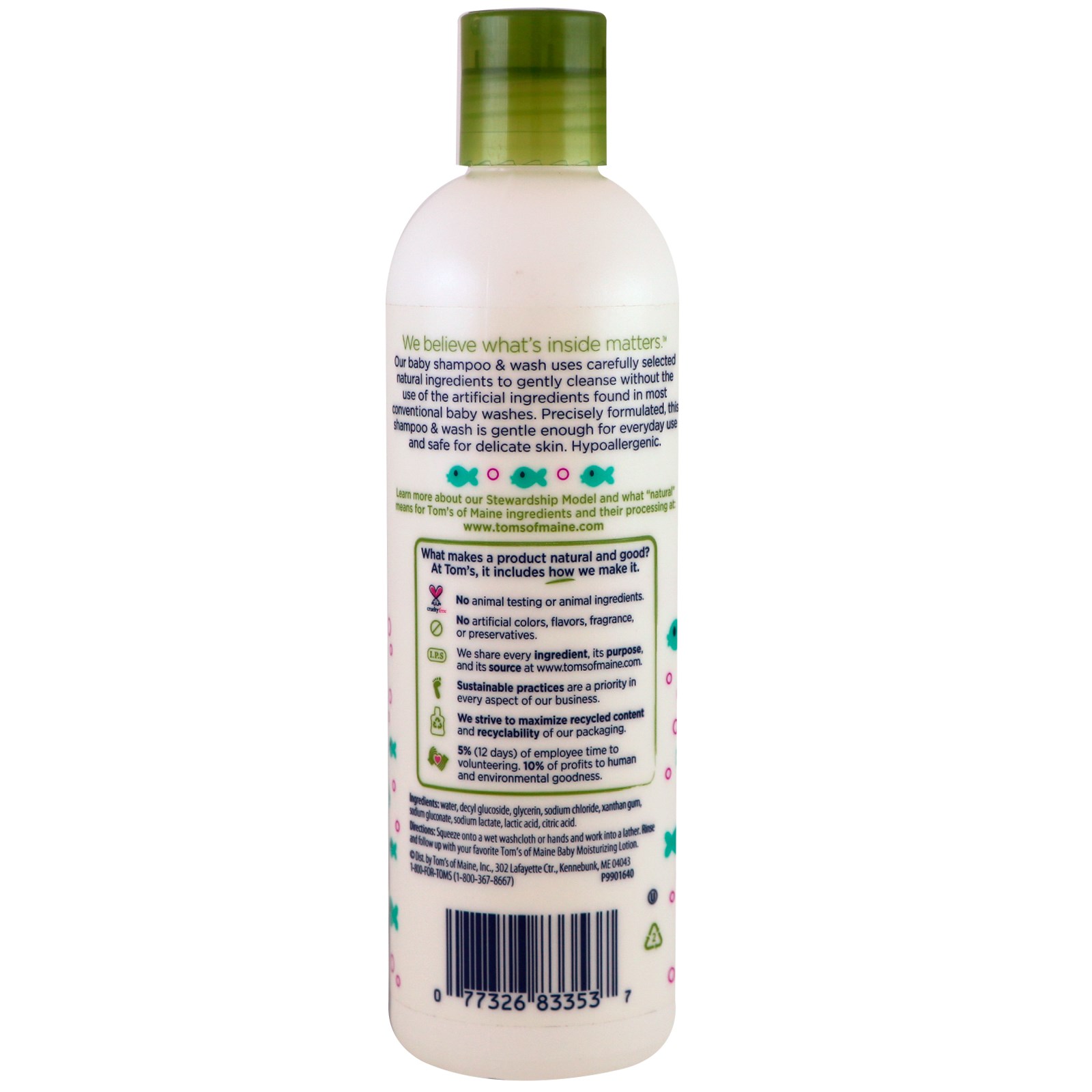 tom's of maine baby shampoo