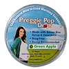 Three Lollies, Леденцы Preggie Pop, зеленое яблоко, 21 шт.