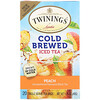 Twinings, Чай со вкусом персика для приготовления холодного чая, 20 пакетиков, 1.41 унций (40 г)