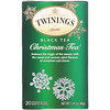 Twinings, Christmas Tea, черный чай, 20 чайных пакетиков, 40 г (1,41 унции)