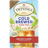 Twinings, Холодный чай , английский классический 20 чайных пакетиков, 1.41 унции (40 г)