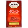 Twinings, Чай "Английский завтрак", 25 пакетиков, 50 г (1.76 oz)
