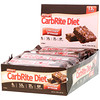 Universal Nutrition, Батончики Doctor's CarbRite Diet, шоколадный брауни, 12 батончиков по 56,7 г (2 унции)