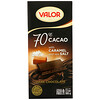 Valor, Dark Chocolate, 70% Cacao, With Caramel and Sea Salt, 3.5 oz (100 g)