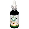 Wisdom Natural, SweetLeaf, Жидкая стевия, Сладкие капли, Фундук, 2 жидких унции (60 мл)