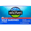 Wild Planet, Сардины, выловленные в диких условиях, в воде, Без добавления соли, 4,4 унц. (125 г)