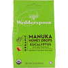 Wedderspoon, Органические капли из меда манука, эвкалипт и пчелиный прополис, 120 г (4 унции)