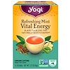 Yogi Tea, Жизненная энергия, освежающая мята, 16 чайных пакетиков, 1,27 унции (36 г)