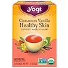 Yogi Tea, Здоровая кожа, без кофеина, корица и ваниль, 16 чайных пакетиков, 1,12 унции (32 г)