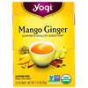 Yogi Tea, Органический чай с манго и имбирем, без кофеина, 16 чайных пакетиков, 32 г (1,12 унций)