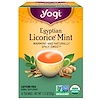Yogi Tea, Египетская лакрица и мята, без кофеина, 16 чайных пакетиков, 1,12 унции (32 г)