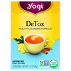 Yogi Tea, Detox, без кофеина, 16 чайных пакетиков, 29 г