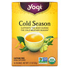 Yogi Tea, Органический, Cold Season, без кофеина, 16 чайных пакетиков, 1.12 унций (32 г)