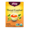 Yogi Tea, Throat Comfort, Caffeine Free, 16 Tea Bags, 1.27 oz (36 g)