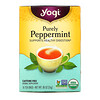 Yogi Tea, Organic, Purely Peppermint, без кофеина, 16 чайных пакетиков, 0,85 унции (24 г)