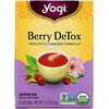Yogi Tea, Detox, ягодный, без кофеина, 16 чайных пакетиков, 32 г (1,12 унции)